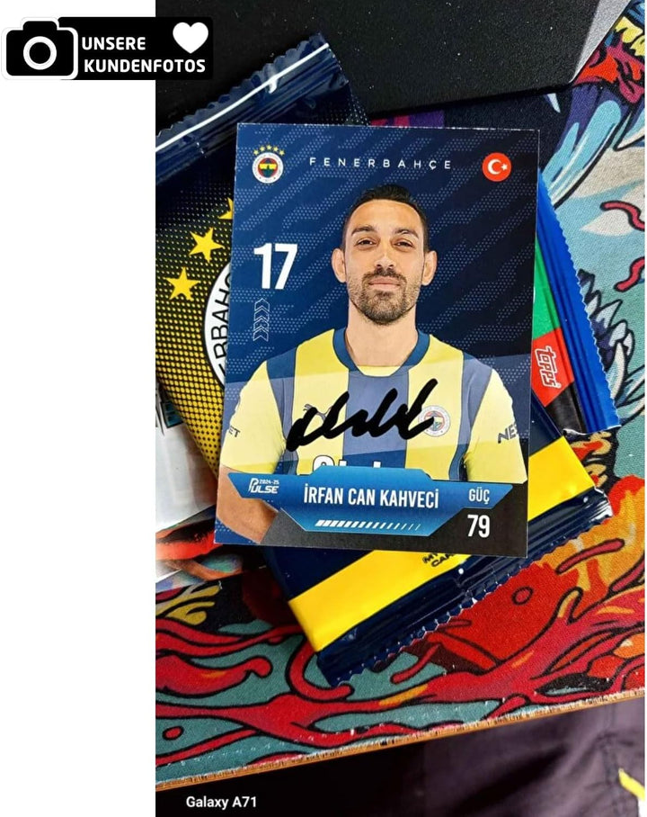 Fenerbahçe Pulse 2024/25 – 12 Fussballkarten mit Autogramm – Offizielles Lizenzprodukt – Limitierte