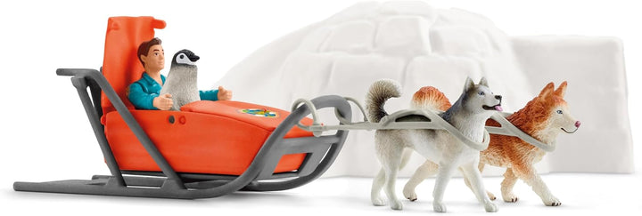 schleich 42624 Antarktis Expedition Nat Geo, für Kinder ab 3+ Jahren, WILD LIFE - Spielset Single, S