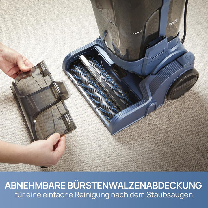 Vacmaster Teppichreiniger mit Doppelbürstenwalzen | Leistungsstarker 750 W-Motor grosse Reinigungsfl