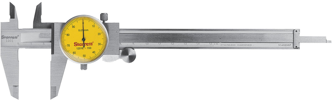 Starrett 1202M-300 Uhrenmessschieber, Messbereich 0-300 mm, Skaleneinteilung 0,02 mm