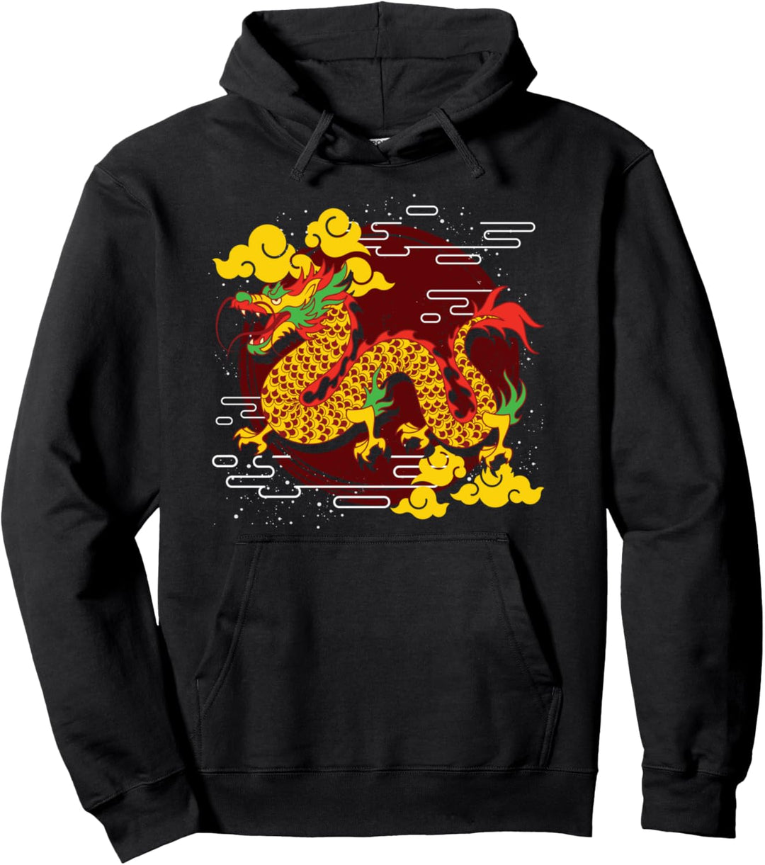 Chinesische Kultur Fantasy Kreatur Tier Chinesischer Drache Pullover Hoodie