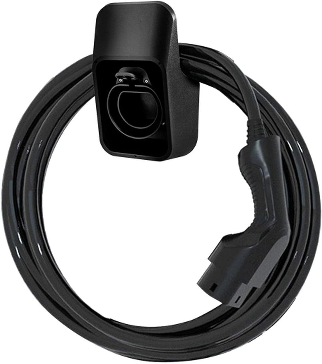 DELTACO Wandhalterung Typ 2 EV-Ladekabelstecker Fahrzeugseitig, Halter/Dock für Ladekabel Einer Wall