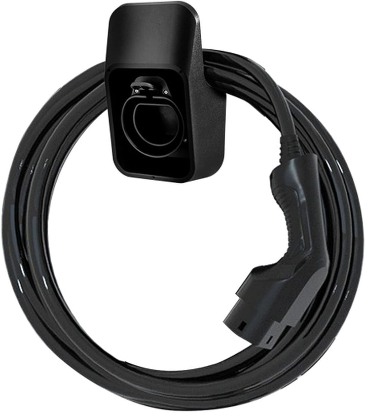 DELTACO Wandhalterung Typ 2 EV-Ladekabelstecker Fahrzeugseitig, Halter/Dock für Ladekabel Einer Wall