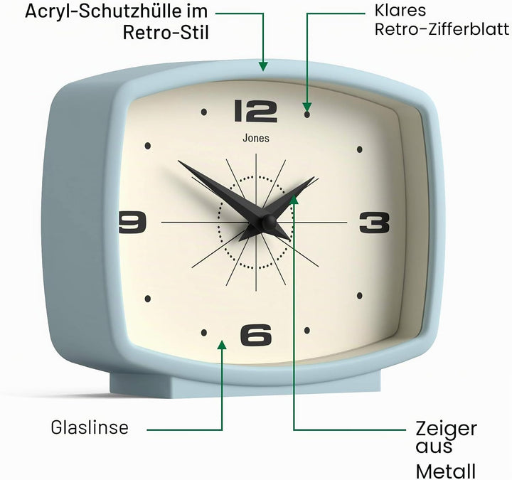 JONES CLOCKS® Schreibtischuhr &