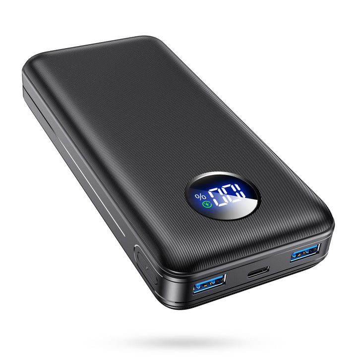 Powerbank 26800mAh, 22.5W Schnellladung Externer Akku mit LCD-Display, 22W USB-C PD Tragbares Ladege