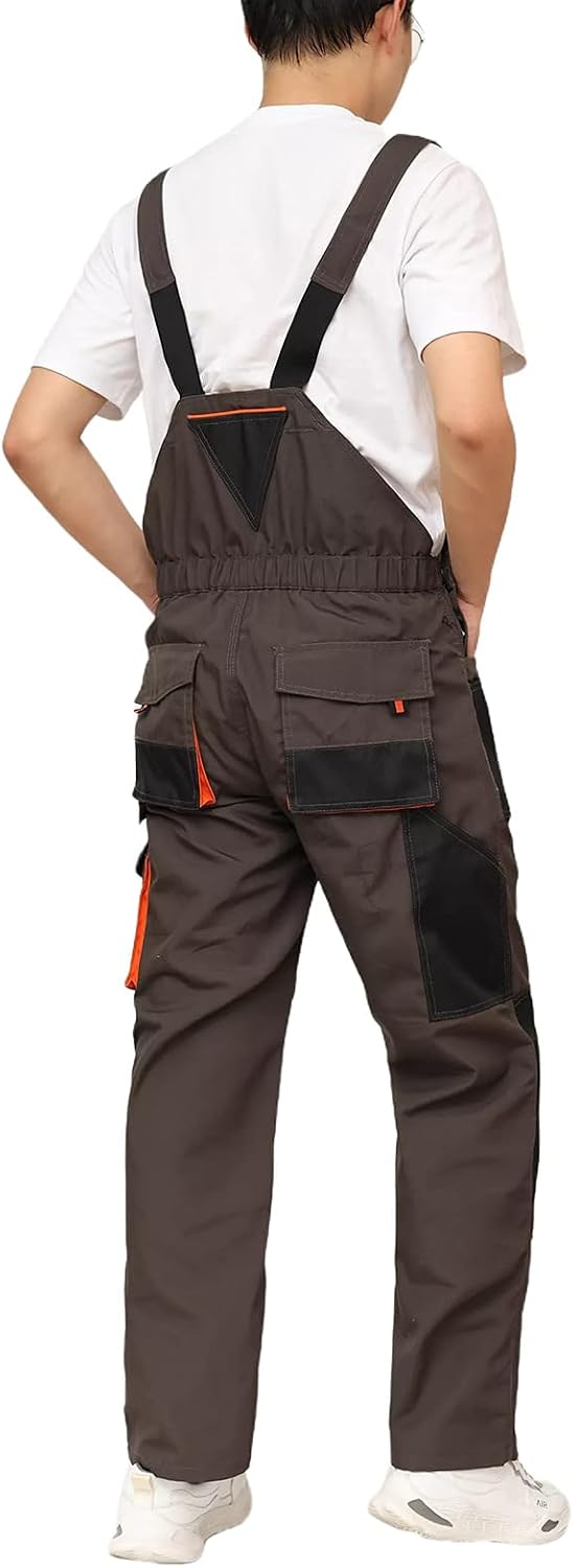 WORK IDEA Herren-Arbeitslatzhose mit Oxford-Knietaschen; strapazierfähige Leinwand Braun XXL, Braun