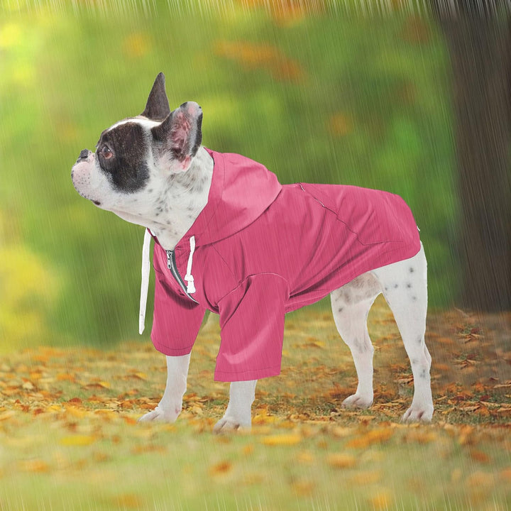 Pethiy Premium hunderegenmantel,Wasserdicht Hundemantel mit Kapuze Hundebekleidung Hunde Regenjacken
