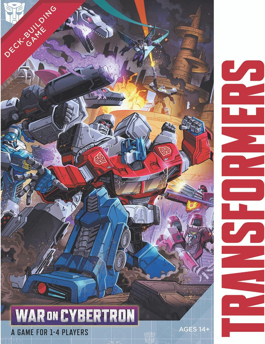 Transformers Deckbau-Spiel: War On Cybertron – eigenständiges Spiel & Erweiterung, ab 14 Jahren, 1–4