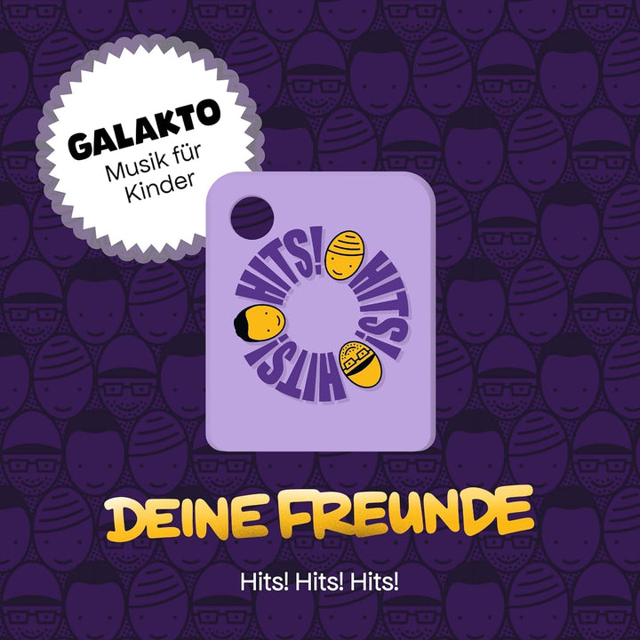 Galakto Audio-Token: Deine Freunde - Hits! Hits! Hits!, Musik für Kinder ab 4 Jahren, Spielzeit ca.