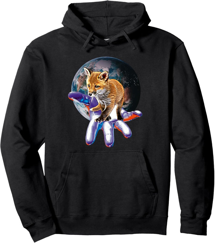 Fuchs schlauer Fuchs Tiere Wald schlaue Füchse Pullover Hoodie
