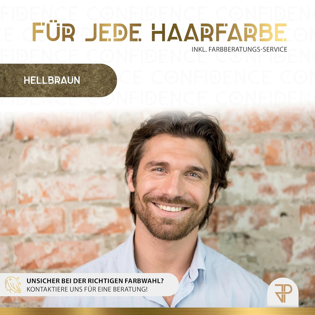 JP Confidence - Volles Haar in Sekunden - Premium Streuhaar in Friseurqualität. Haarverdichtung gege