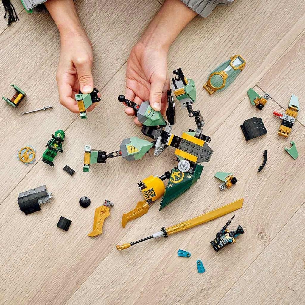 LEGO 71750 NINJAGO Lloyds Hydro-Mech, Unterwasser Set, Spielzeug für Jungen und Mädchen ab 7 Jahre m