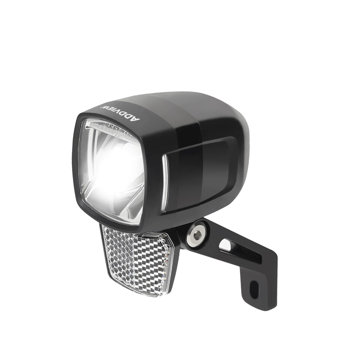 E-Bike Frontlicht 120 Lux Hammer E120 – LED Fahrradlampe, StVZO & ECE zugelassen, Aluminium/ABS, was