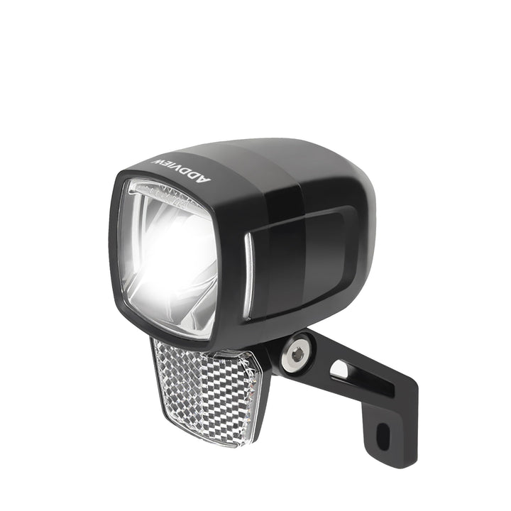 E-Bike Frontlicht 120 Lux Hammer E120 – LED Fahrradlampe, StVZO & ECE zugelassen, Aluminium/ABS, was