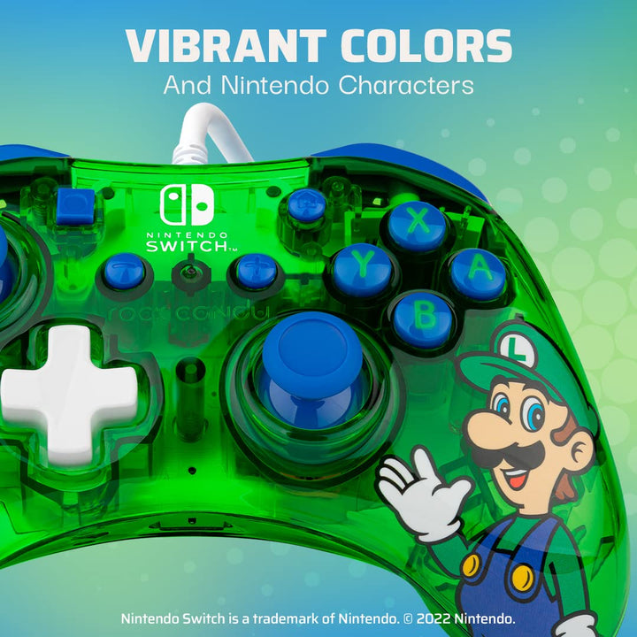 PDP Rock Candy verkabelt Gaming Switch Pro Controller - Official License Nintendo - OLED / Lite Comp