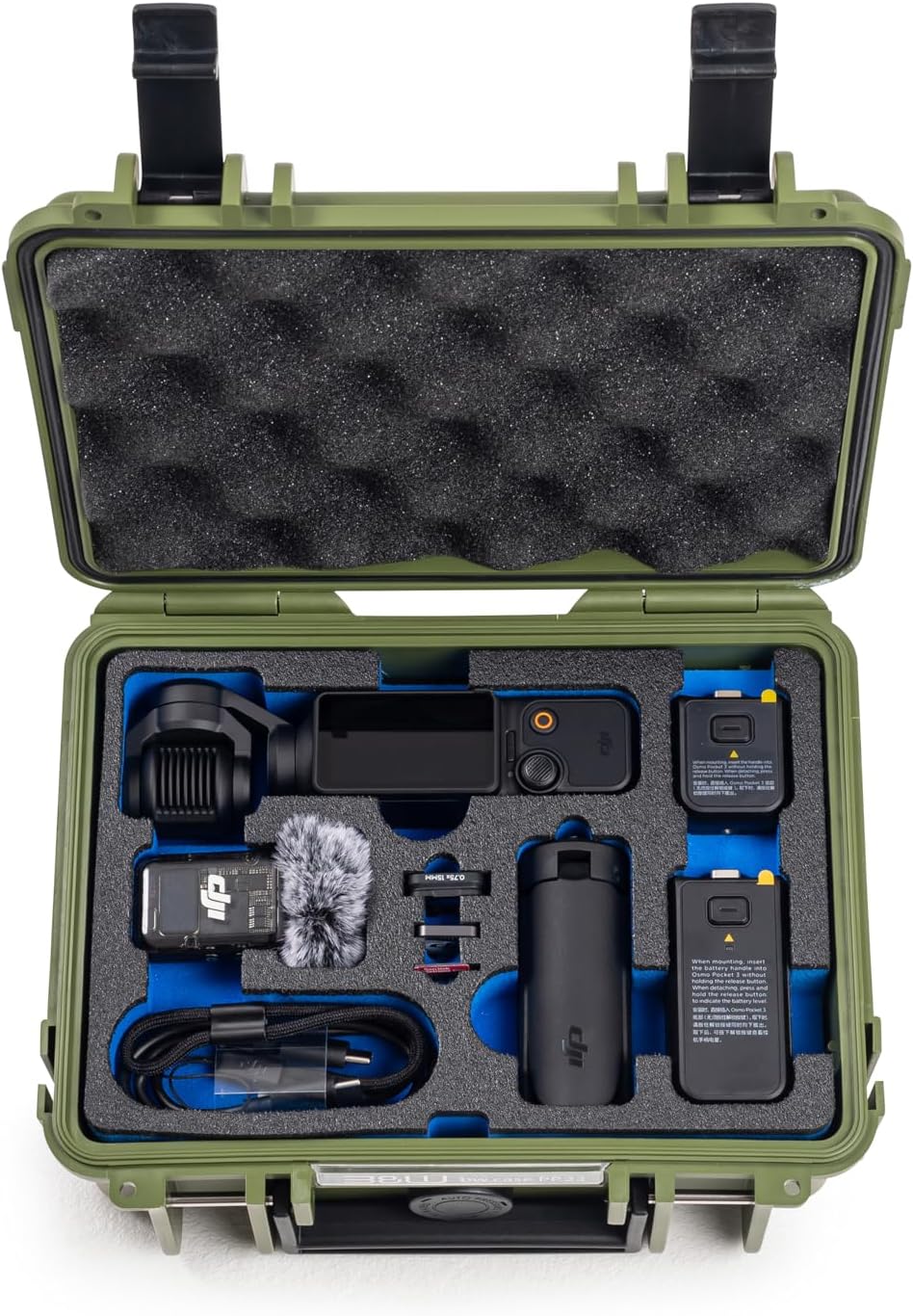 B&amp;W International B&amp;W Transportkoffer Outdoor für DJI Osmo Pocket 3 Kreativ Combo - Type 500 Bronze-