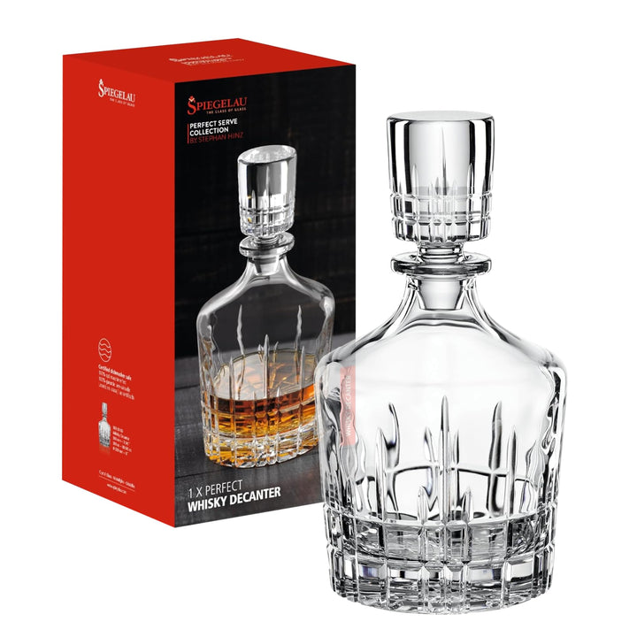 Spiegelau & Nachtmann, Whisky-Dekanter, Whiskyflasche, Kristallglas, 0,75 Liter, Perfect Serve, 4500