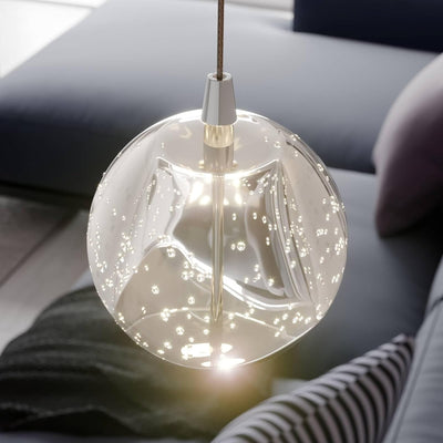 Lucande LED Wandleuchte, Wandlampe Innen 'Hayley' (Modern) in Transparent aus Glas u.a. für Wohnzimm