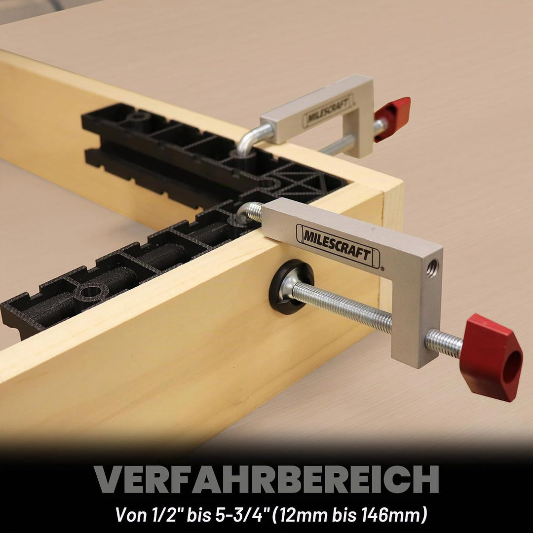 Milescraft 4009 hochweritge und robuste Universal-Anschlagklemmen. Einstellbar und multifunktional f
