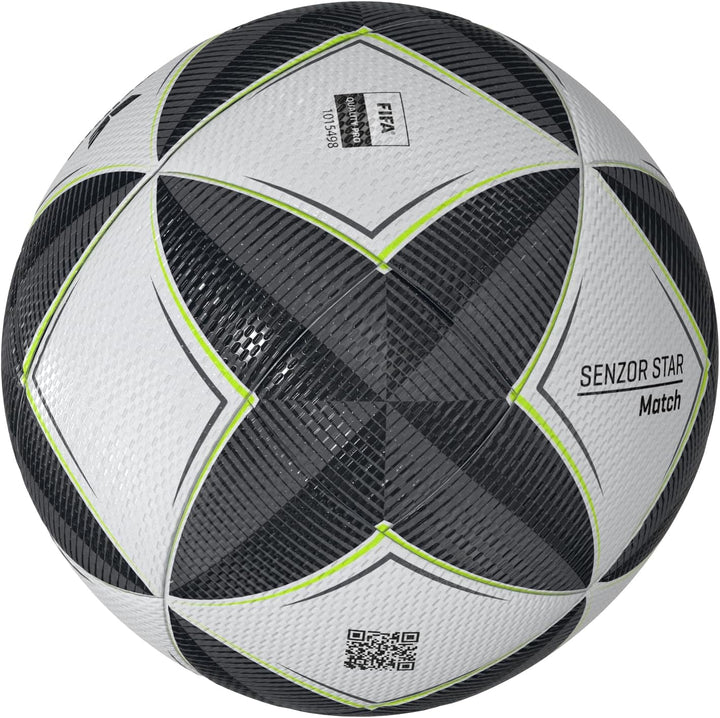 Erima Equipment - Fussbälle Senzor-Star Match Fluo Winter Spielball schwarz/grau 5, schwarz/grau 5