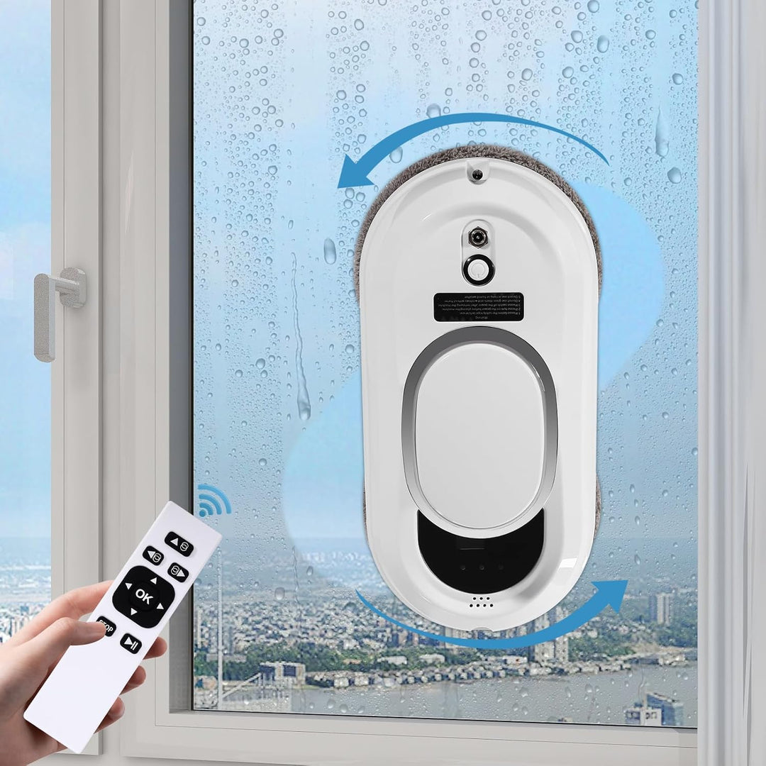 Fensterreiniger Fensterputzer Fenster Putzen mit Fernbedienung für Glasreinigung 24V Saugkraft 2800