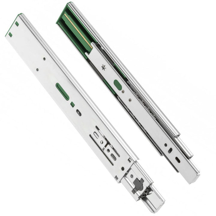 GTV H45 Schubladenschienen - 45.3 x 500 mm - Starken Verzinkt Stahl - Soft-Close Schienensystem - Te