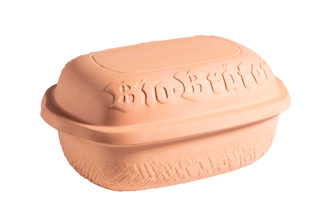 MÄSER 934115 Bio-Bräter Tontopf mit Deckel, fasst ca. 4,5 L, Keramik Topf für schonendes, fettfreies