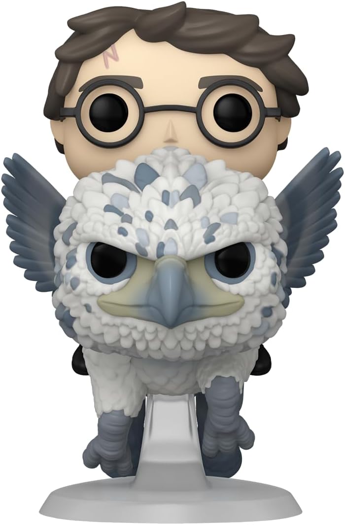 Funko POP! Rides Deluxe: Harry Potter Prisoner of Azkaban - Harry & Buckbeak - Vinyl-Sammelfigur - G