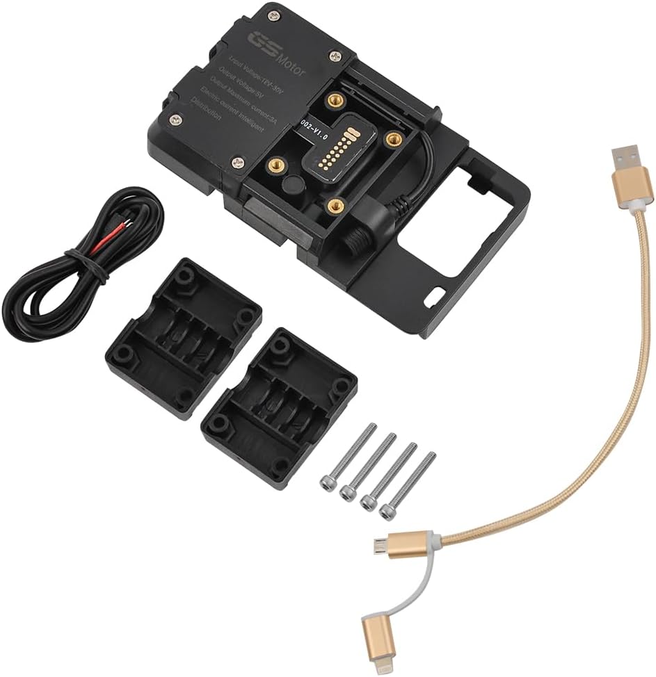 Baceyong USB Navigation Halterung Handy Halterung USB Motorrad Halterung Kompatibel mit BMW R1200GS