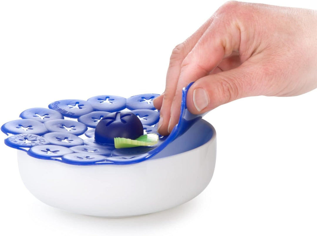 Charles Viancin - Blueberry Silikon-Deckel für die Aufbewahrung von Lebensmitteln - 15cm - BPA-frei