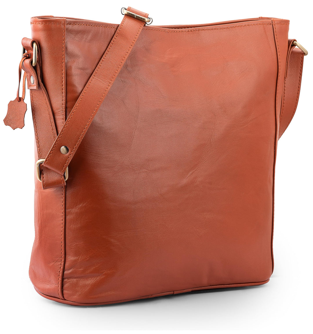 URBAN LEATHER Extra grosse Crossbody Umhängetaschen Geldbörsen für Frauen & Mädchen, Echtes Leder Vi