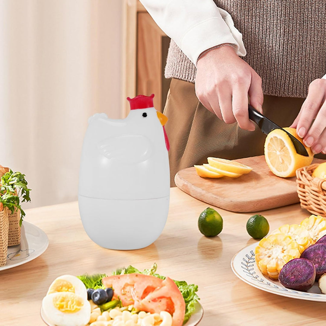 2X KüKenföRmig 1 Gekochtes Ei Dampfgarer Dampfgarer Stoessel Mikrowelle Eierkocher Kochutensilien Ku