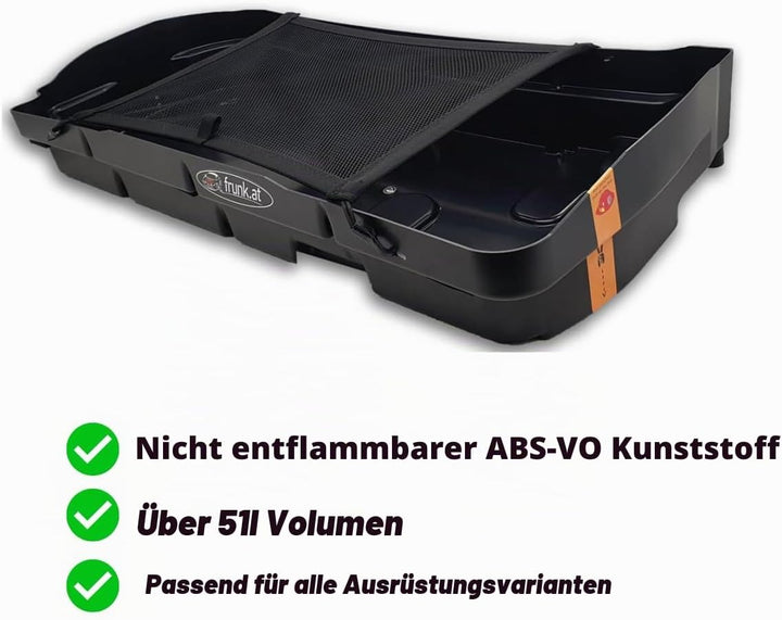 frunk | Front Trunk | vorderen Kofferraum kompatibel für Peugeot E-3008 / E-5008 2024- | Stauraum |