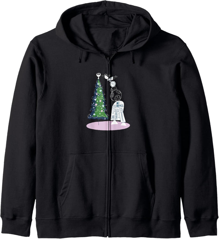 Star Wars Group Shot Droid Christmas Tree Kapuzenjacke