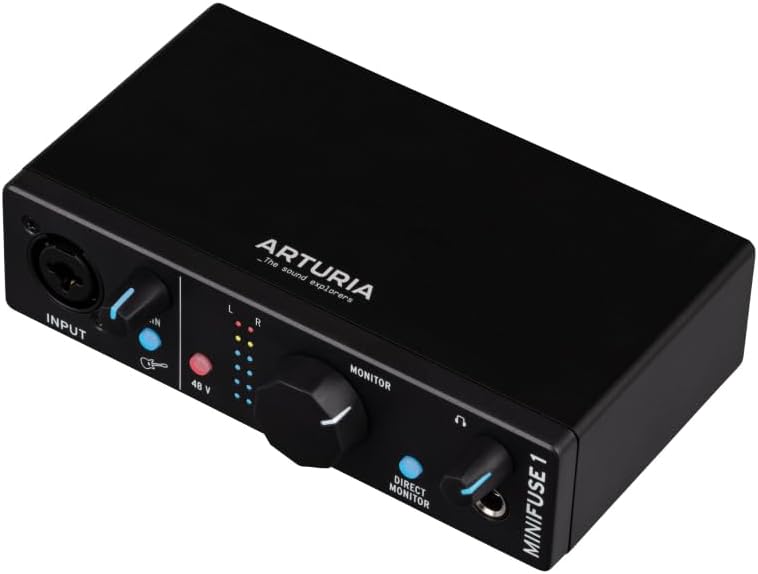 Arturia MiniFuse Recording Pack Black USB-Audio Interface+ CM1 + EF1 - USB Audio Interface
