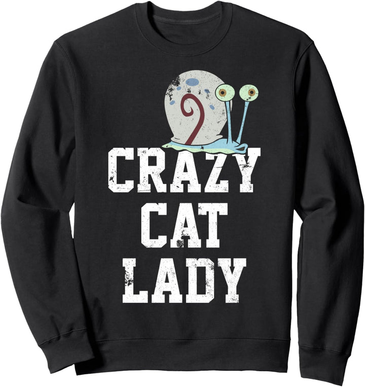 SpongeBob SquarePants Gary Crazy Cat Lady Sweatshirt