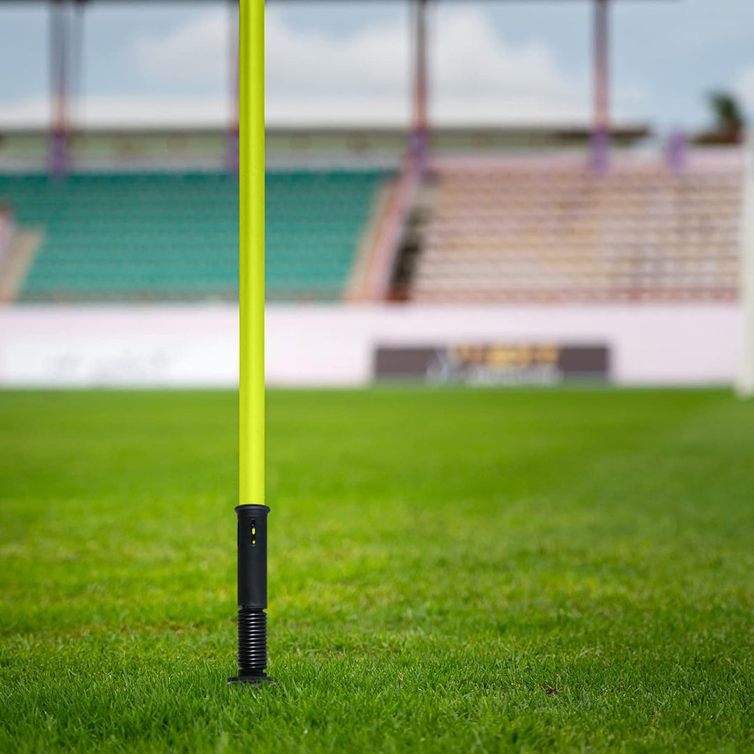 Slalomstangen Fussball Set Slalom Stangen 6er Trainingsstangen Agility Set Für Hunde mit Federgelenk