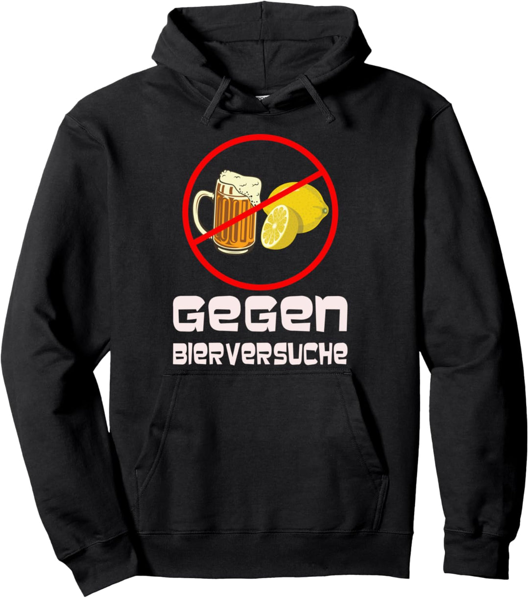 Gegen Bierversuche Bier Männer Pullover Hoodie
