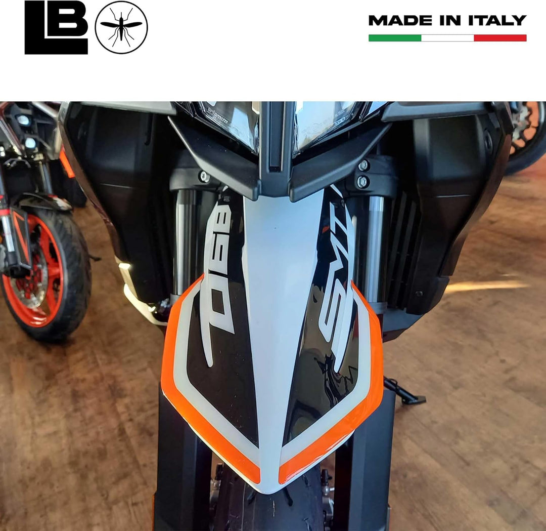 labelbike - 3D Aufkleber Motorrad Fender Schutz und Dekoration in Harz kompatibel mit KTM 890 SMT 20