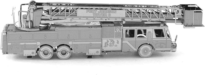 Metal Earth Fascinations Metallbausätze - Feuerwehrauto Löschfahrzeug Fire Truck, lasergeschnittener