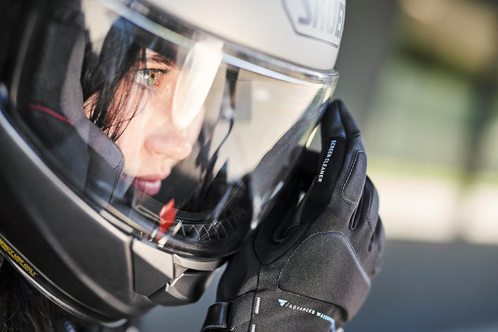 SHIMA Oslo Motorradhandschuhe Damen Herren - Ganzjährig wasserdichte Touchscreen mit Protektor L Sch