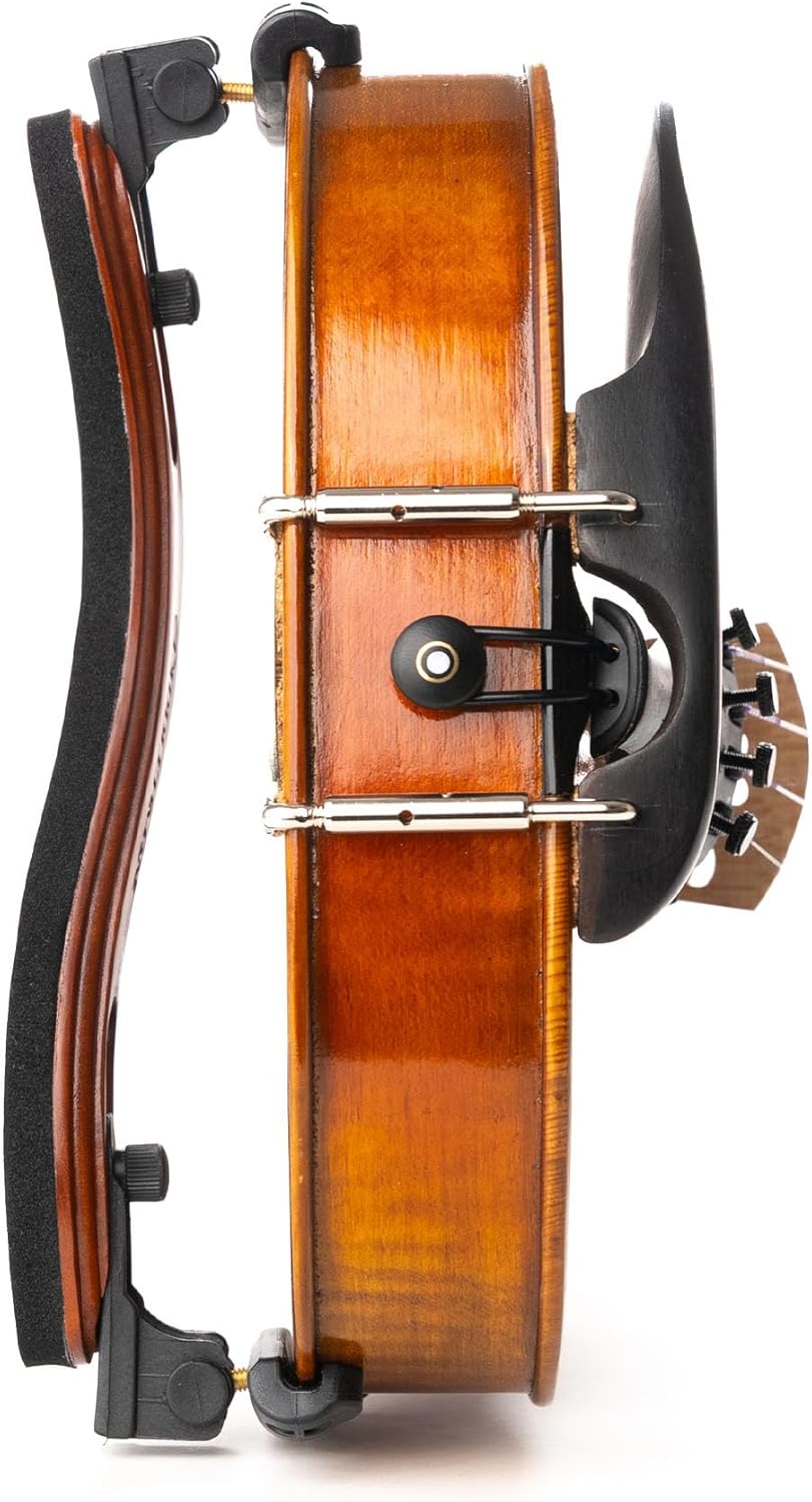Fiddlerman Schulterstütze für Violine aus Holz für 4/4 und 3/4 mit klappbaren und höhenverstellbaren