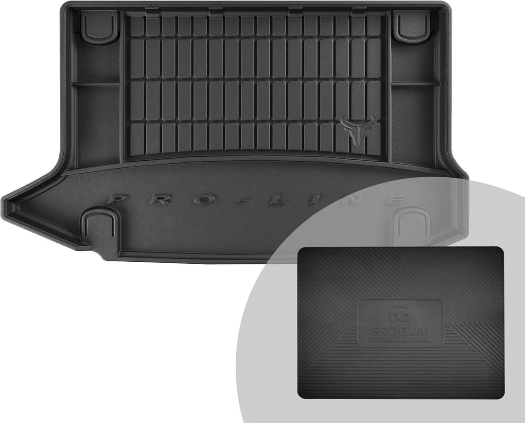 FROGUM ProLine 3D Gummimatte Exklusive Auto Kofferraummatte Kofferraumwanne für Hyundai Kona 2017-20