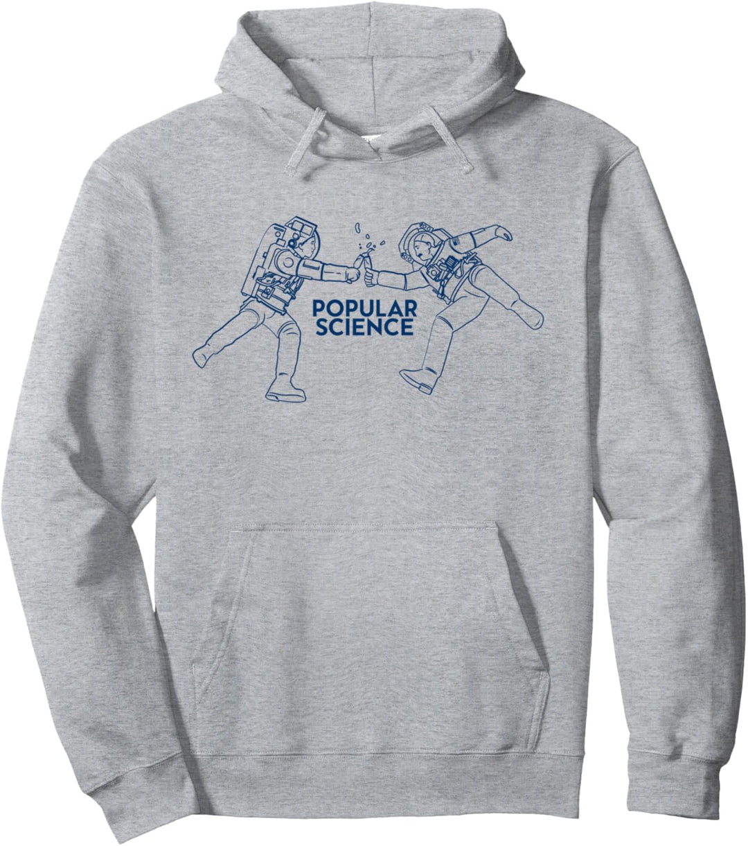 Cheers to Space! Popular Science Magazine Original Artwork Pullover Hoodie
