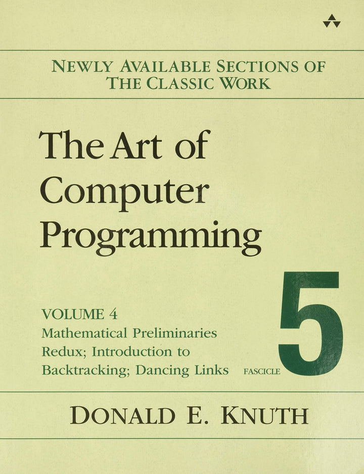 The Art of Computer Programming, Fascicle 5: Mathematical Preliminaries Redux; Introduction to Backt