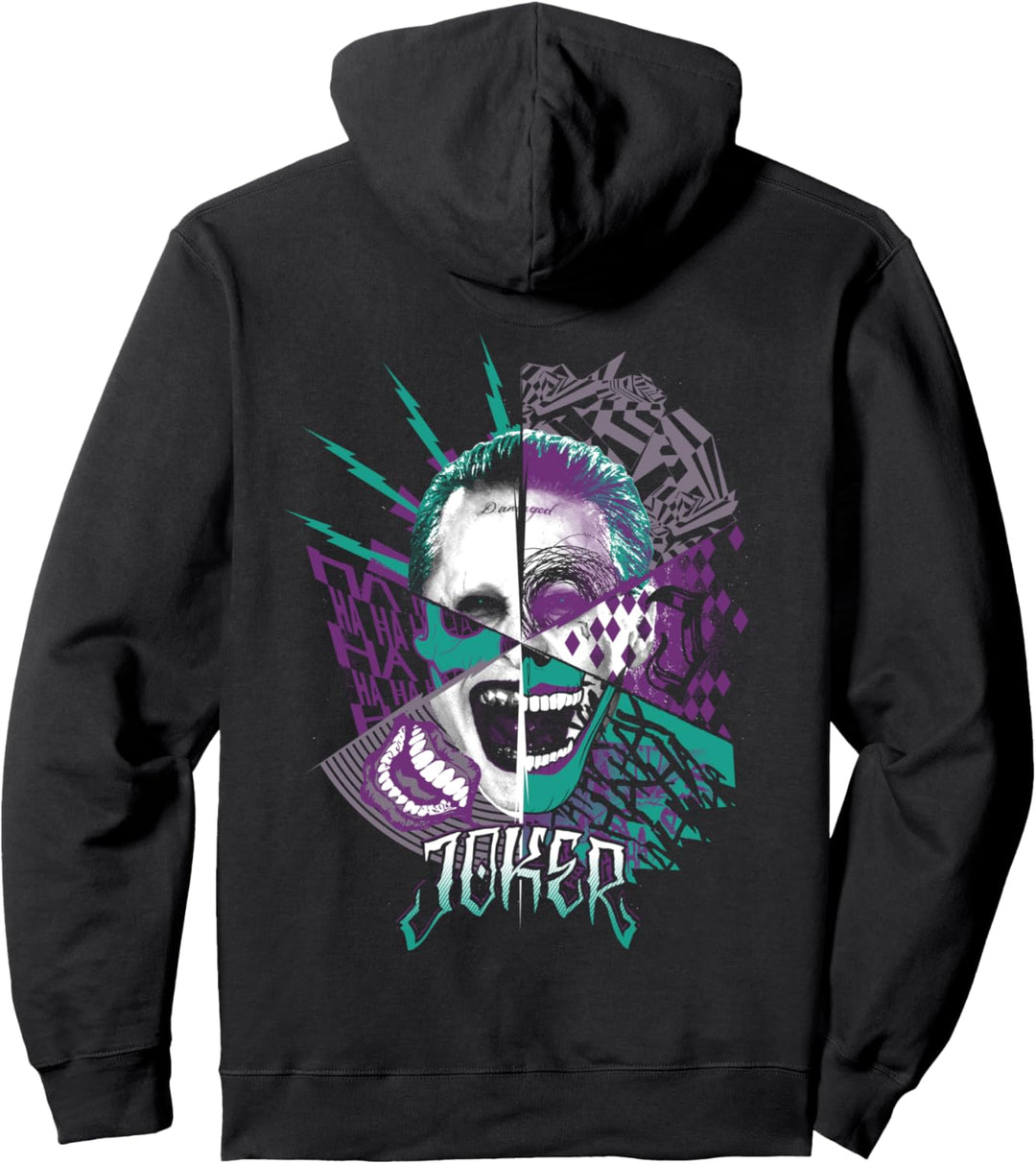 DC Suicide Squad Joker-Logo Pullover Hoodie