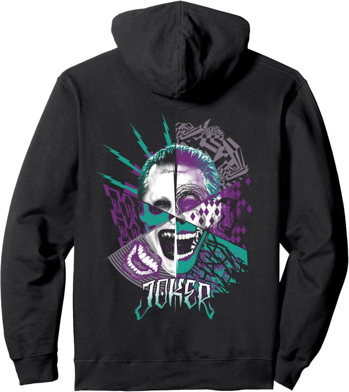 DC Suicide Squad Joker-Logo Pullover Hoodie