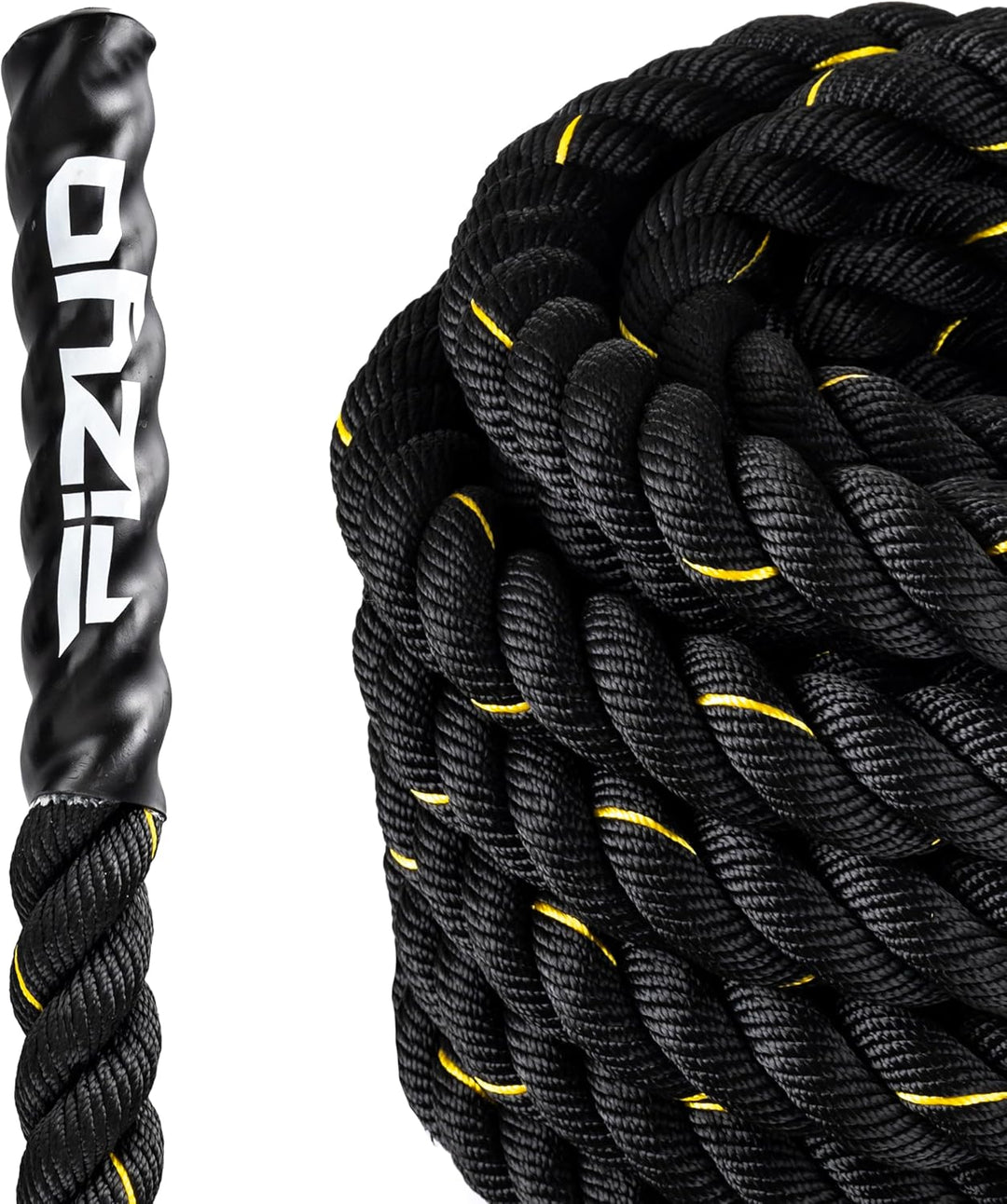 FIZYO Battle Rope 12m – Fitness Seil für Functional Training, Kraft, Ausdauer &amp; Muskelaufbau – Robus