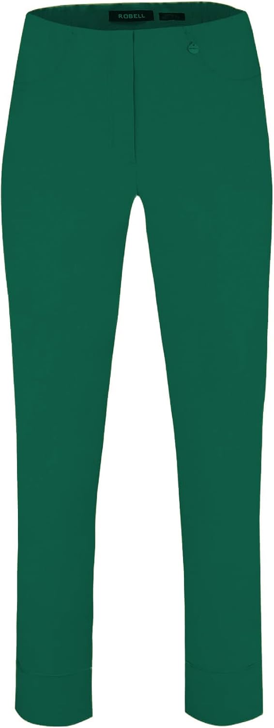Robell-Bella09 Stretchhose mit Umschlag und Gesässtaschen 46 Mint, 46 Mint