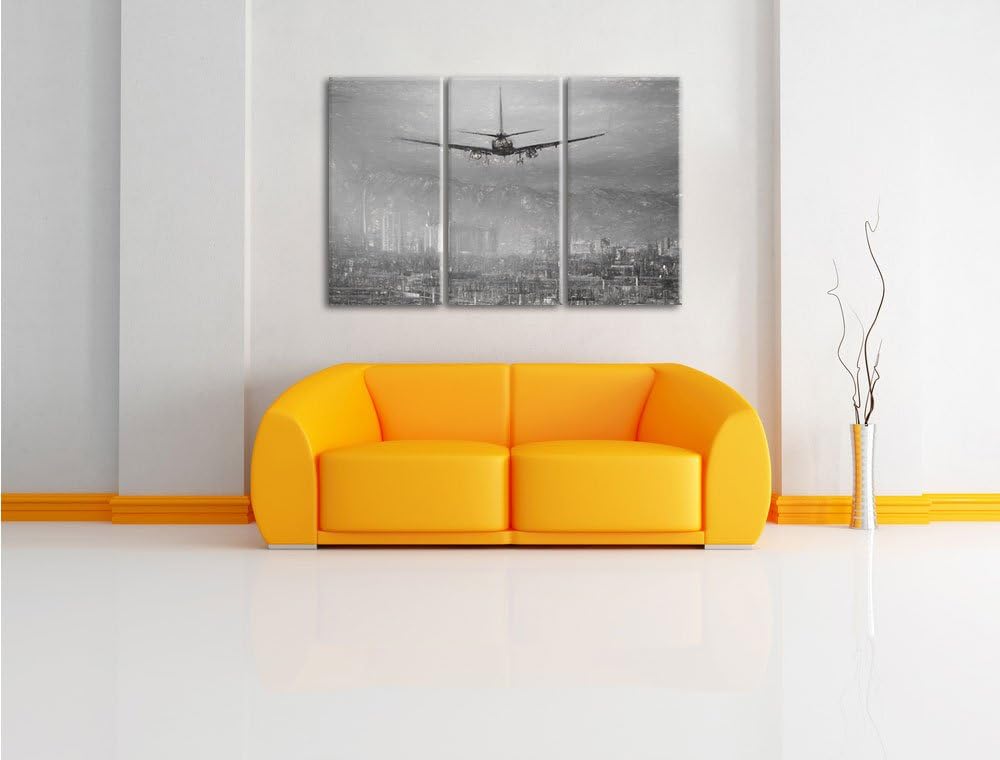 Pixxprint Urlaubsreise nach Las Vegas Kunst als Leinwandbild/Grösse: 3 Teilig (120x80) cm/Wandbild/K